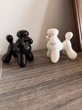 Poodle Salt and Pepper Shakers!
